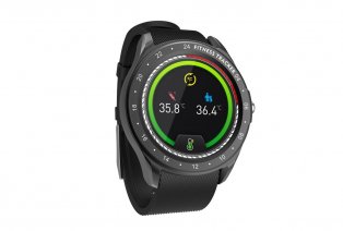 Smartwatch met gezondheidsfuncties zoals temperatuurmeting en hartslag — 3