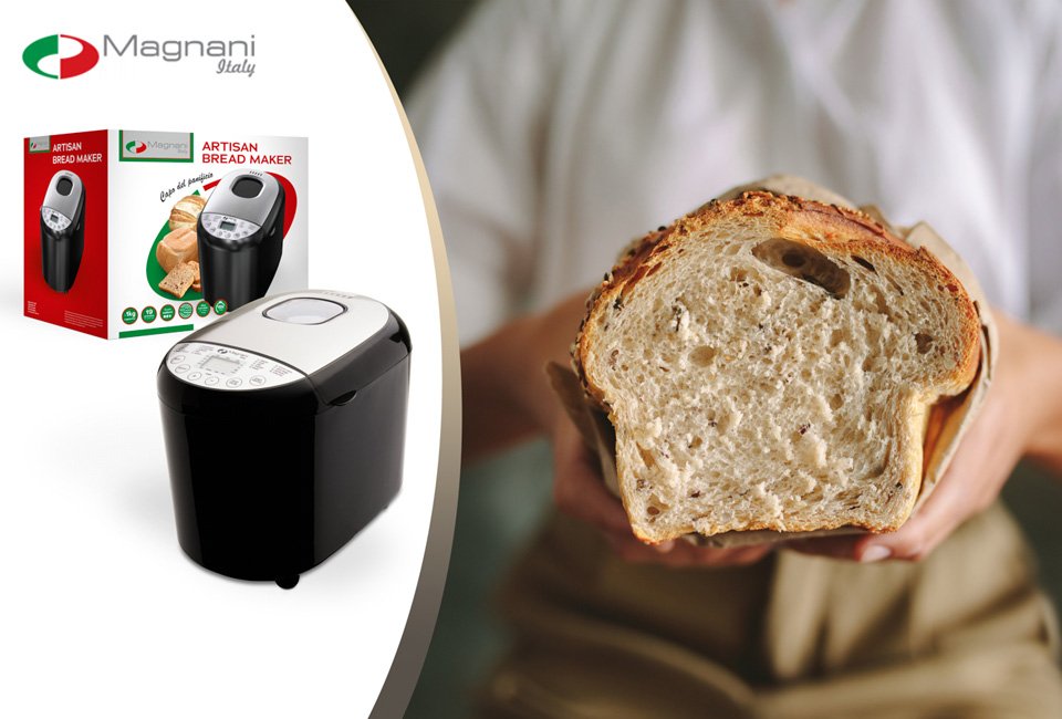 Magnani broodbakmachine met 19 programma's