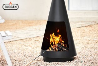 Brasero XL en forme de cheminée de la marque Buccan — 2