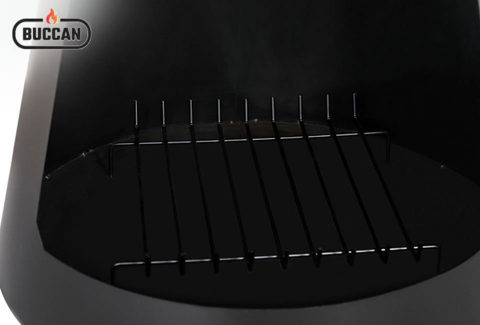 Brasero XL en forme de cheminée de la marque Buccan