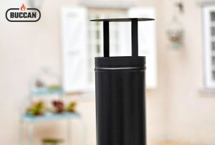 Brasero XL en forme de cheminée de la marque Buccan — 5