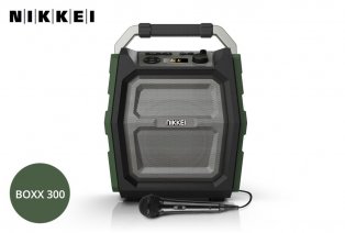 Nikkei SPEAKERBOXX met radio, speaker en microfoon voor karaoke — 2