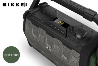 Nikkei SPEAKERBOXX met radio, speaker en microfoon voor karaoke — 8