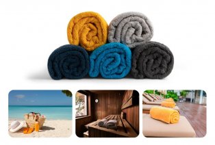 Set van 2 katoenen strandlakens — 2