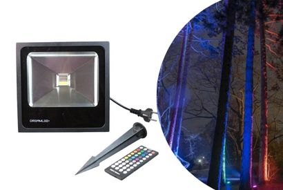Éclairage d´ambiance doté d´un puissant projecteur LED de couleur — 8