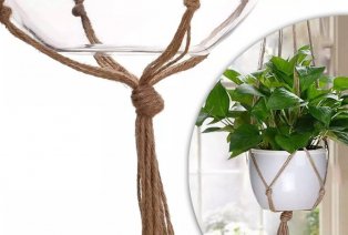 Set de 2 ou 4 chouettes suspensions pour plantes — 3