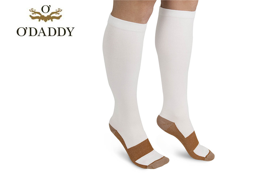 1 of 2 paar compressiekousen
