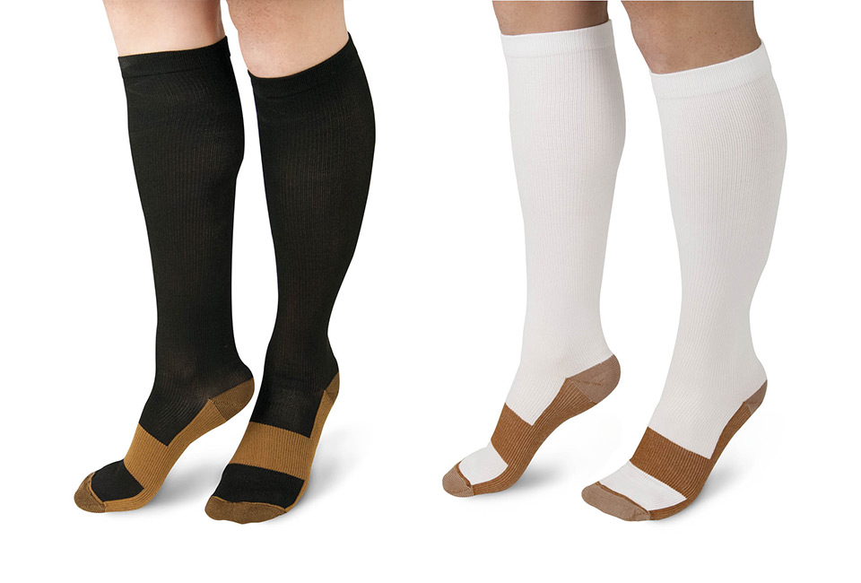 1 of 2 paar compressiekousen