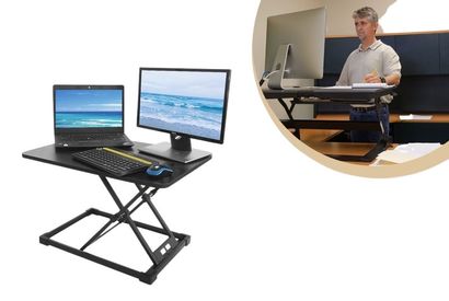 Support pour bureau : transformez votre poste de travail en bureau assis-debout — 5
