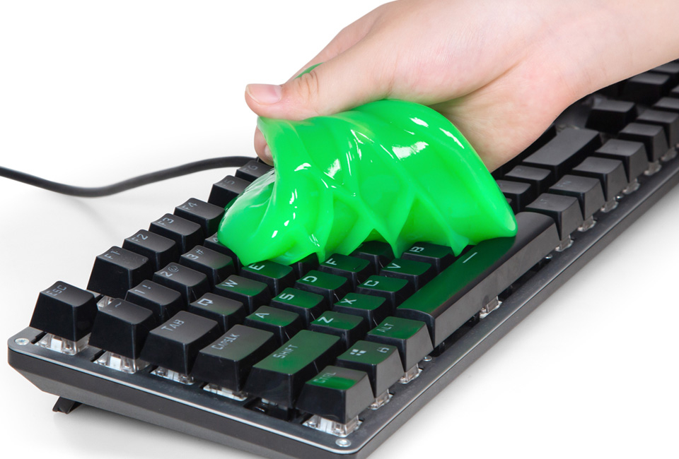 Gel nettoyant pour les recoins difficilement accessibles