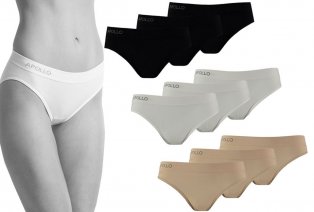 6-er Packung nahtloser Slips oder Hipster für Damen — 3
