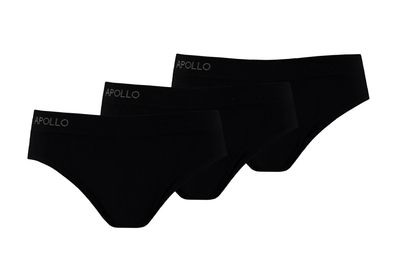 6-er Packung nahtloser Slips oder Hipster für Damen — 12
