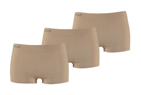 6-er Packung nahtloser Slips oder Hipster für Damen