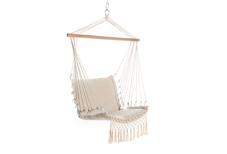 Comfortabele hangstoel voor binnen- en buitenshuis