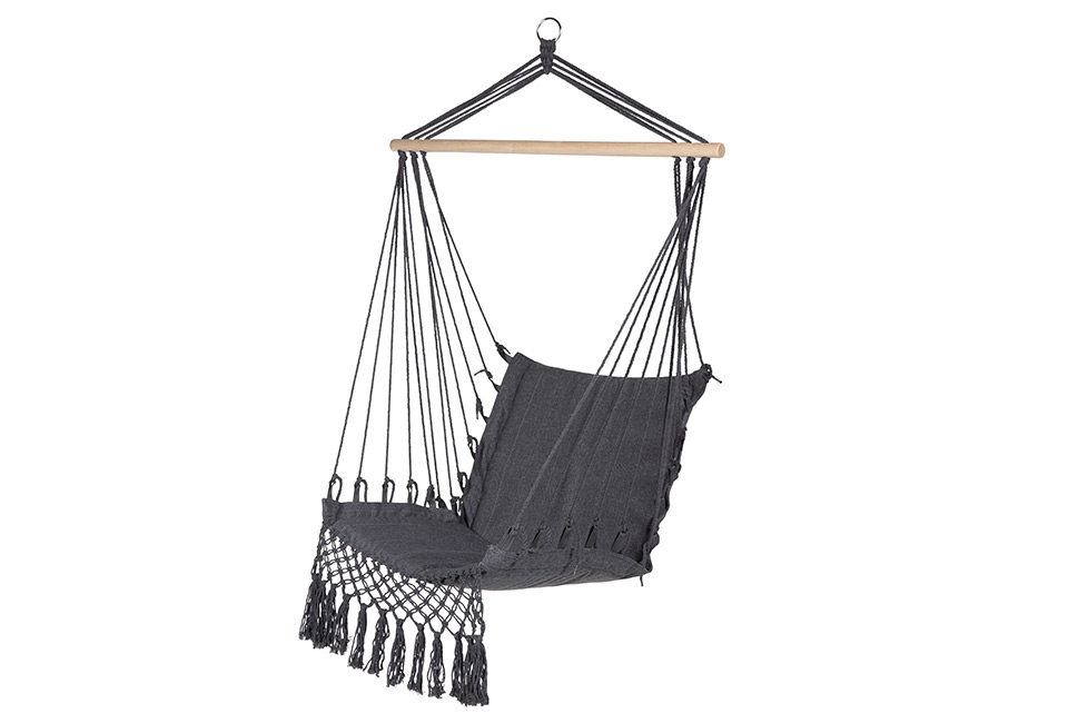 Comfortabele hangstoel voor binnen- en buitenshuis