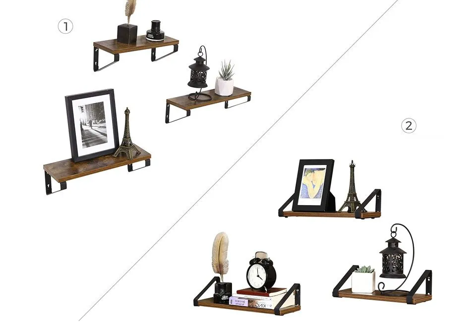 Set van 3 wandplanken