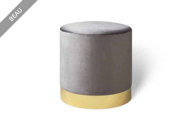 Élégant pouf en velours Lifa Living, en différentes tailles et couleurs