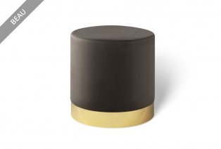 Élégant pouf en velours Lifa Living, en différentes tailles et couleurs — 3