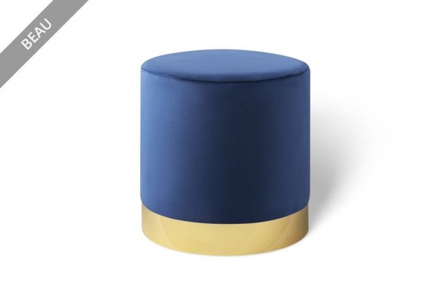 Élégant pouf en velours Lifa Living, en différentes tailles et couleurs