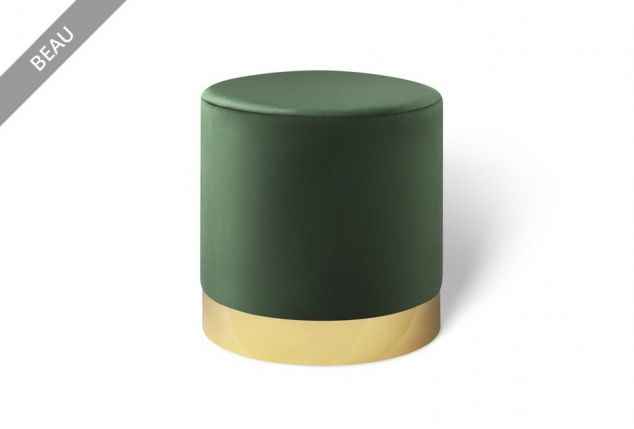 Élégant pouf en velours Lifa Living, en différentes tailles et couleurs