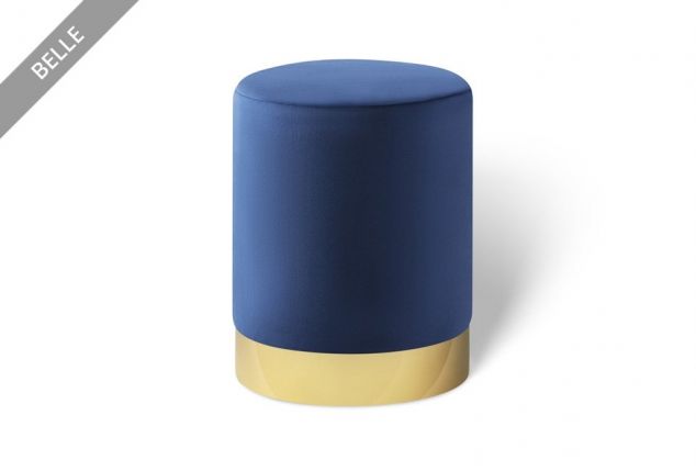 Élégant pouf en velours Lifa Living, en différentes tailles et couleurs