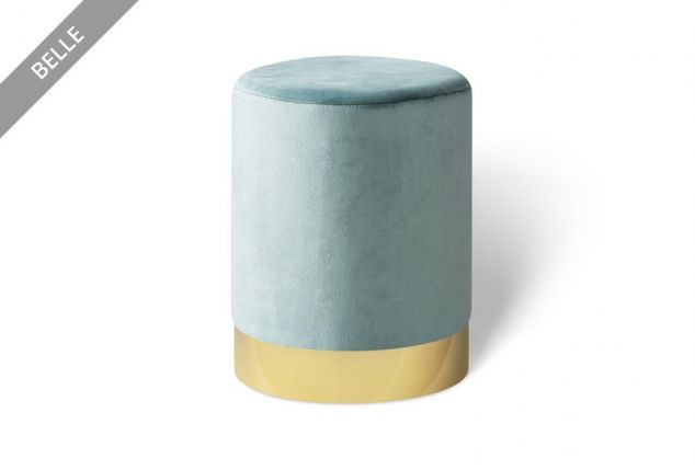 Élégant pouf en velours Lifa Living, en différentes tailles et couleurs