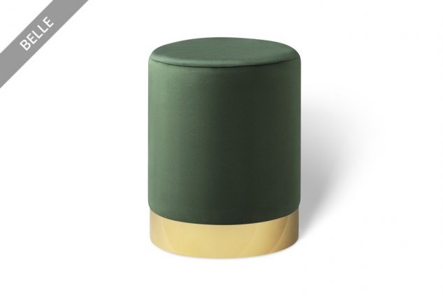 Élégant pouf en velours Lifa Living, en différentes tailles et couleurs