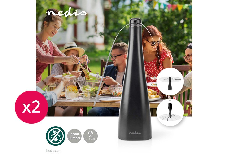 Ensemble de 2 chasse-insectes de table