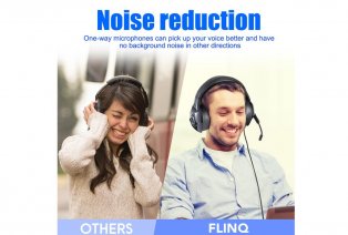 Casque confortable avec microphone et réduction de bruit — 7