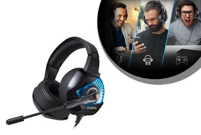 Casque confortable avec microphone et réduction de bruit — 8