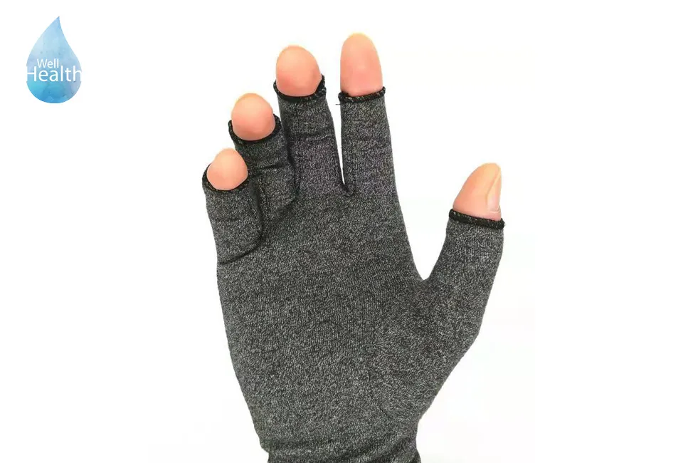 Therapeutic compression gloves
