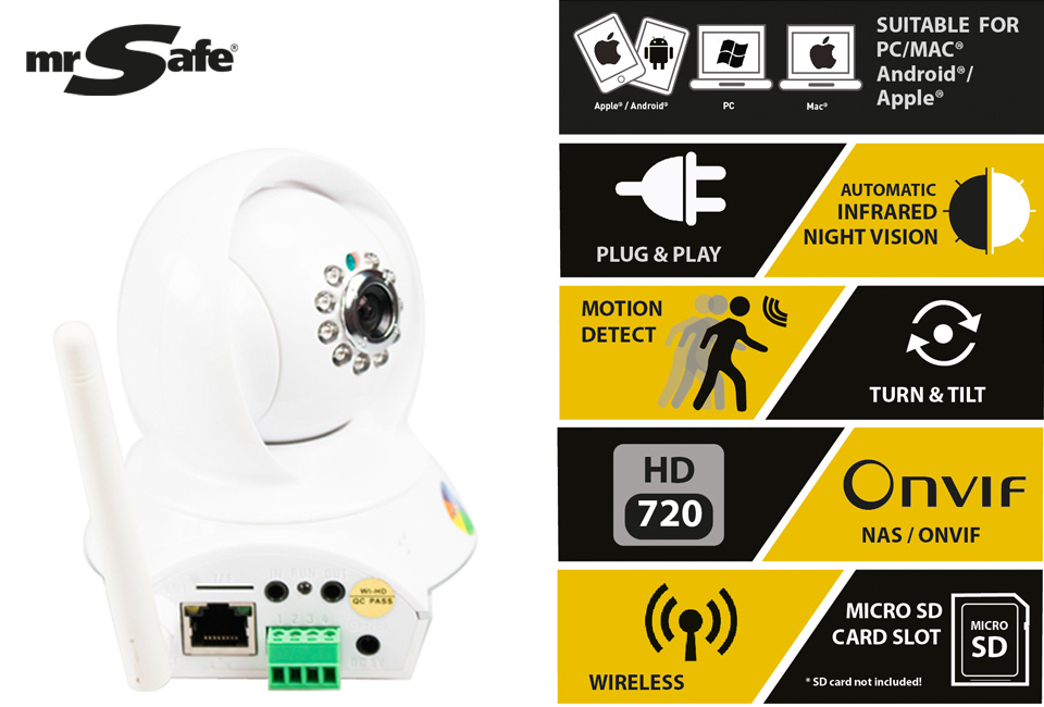 Smart IP camera voor binnen