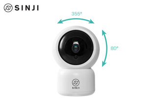 Bewegende Sinji smart camera voor binnen — 3