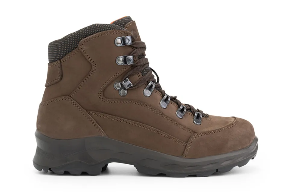 Stevige wandelschoenen met rubberen profielzool
