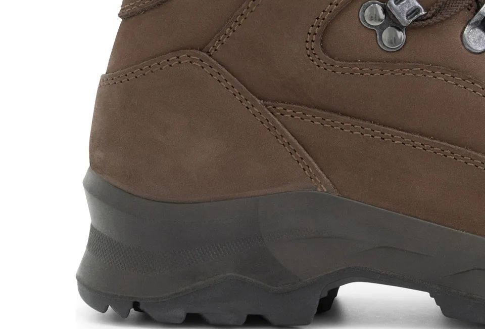 Stevige wandelschoenen met rubberen profielzool