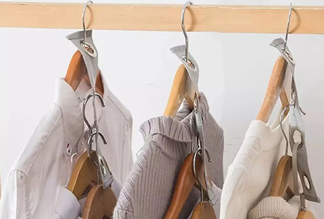Set van 2 opbergstrips om je garderobe te ordenen