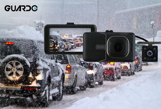 Full HD verkeersrecorder met 2 camera's — 2