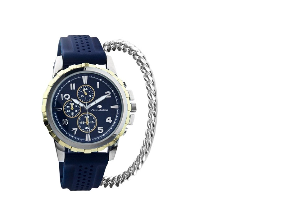 Herenhorloge met armband - Pierre Montreux by Di Lusso