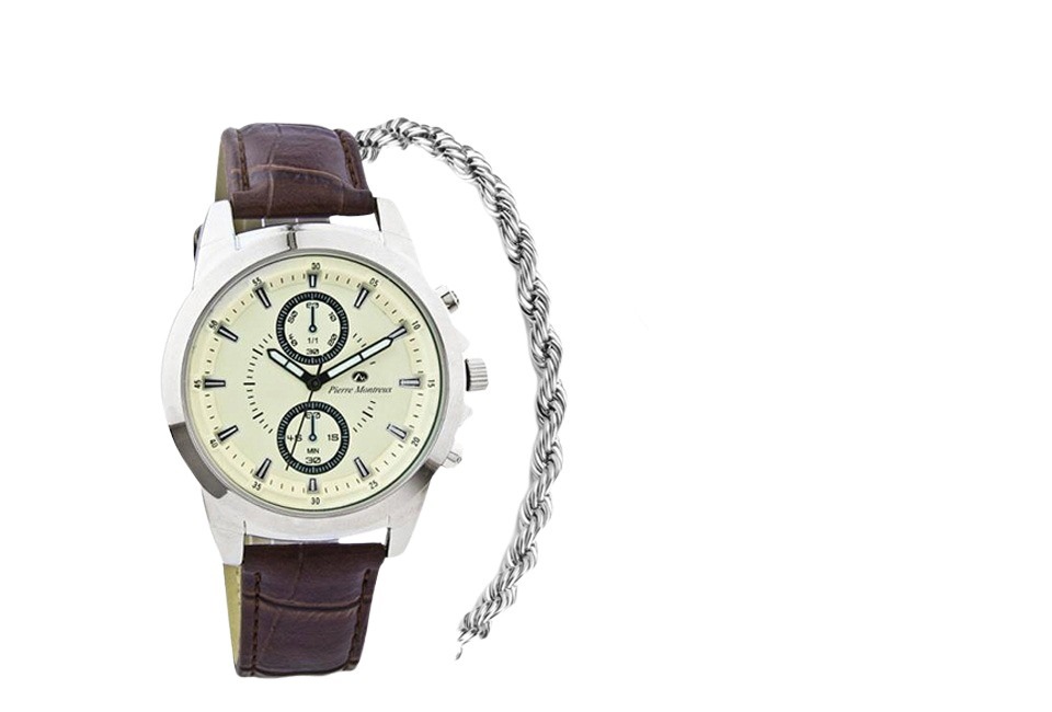 Herenhorloge met armband - Pierre Montreux by Di Lusso