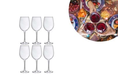 Set van 6 champagne-, wijn- of waterglazen — 8