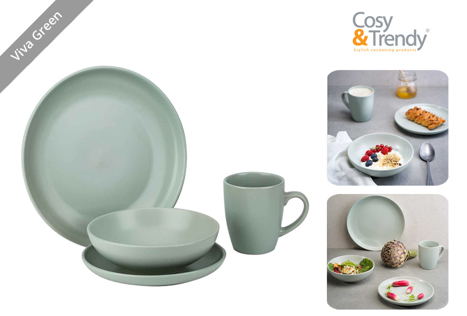 16-częściowa zastawa stołowa marki Cosy & Trendy