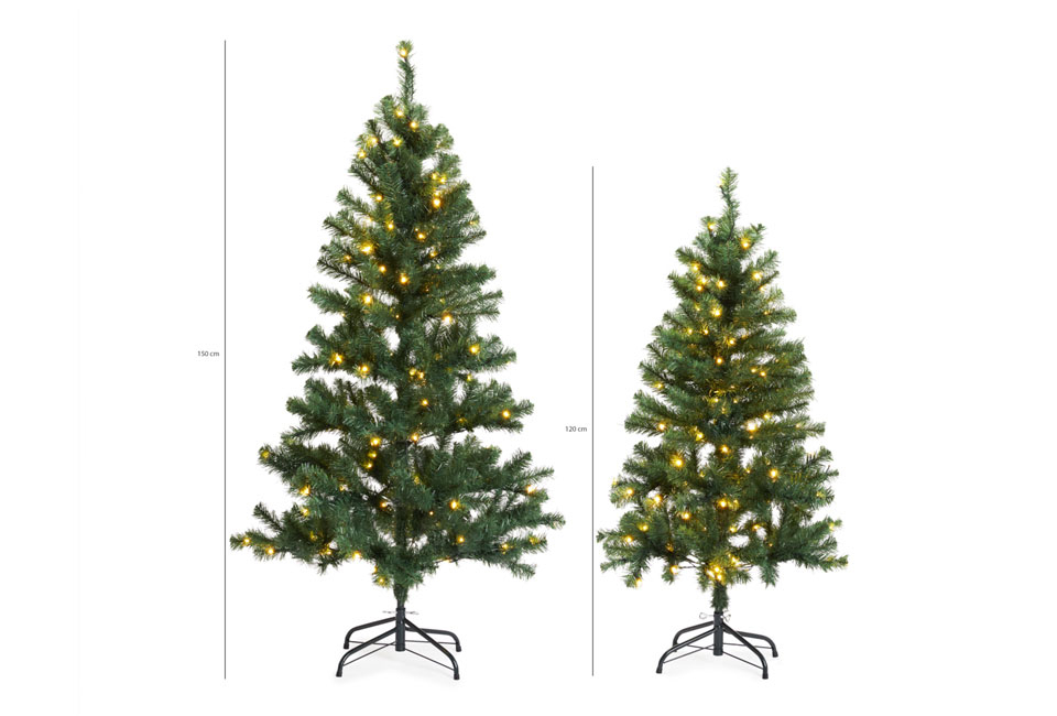 Sfeervolle kunstkerstboom voor een vrolijk eindejaar