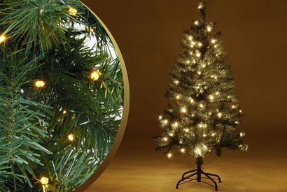 Sfeervolle kunstkerstboom voor een vrolijk eindejaar — 7