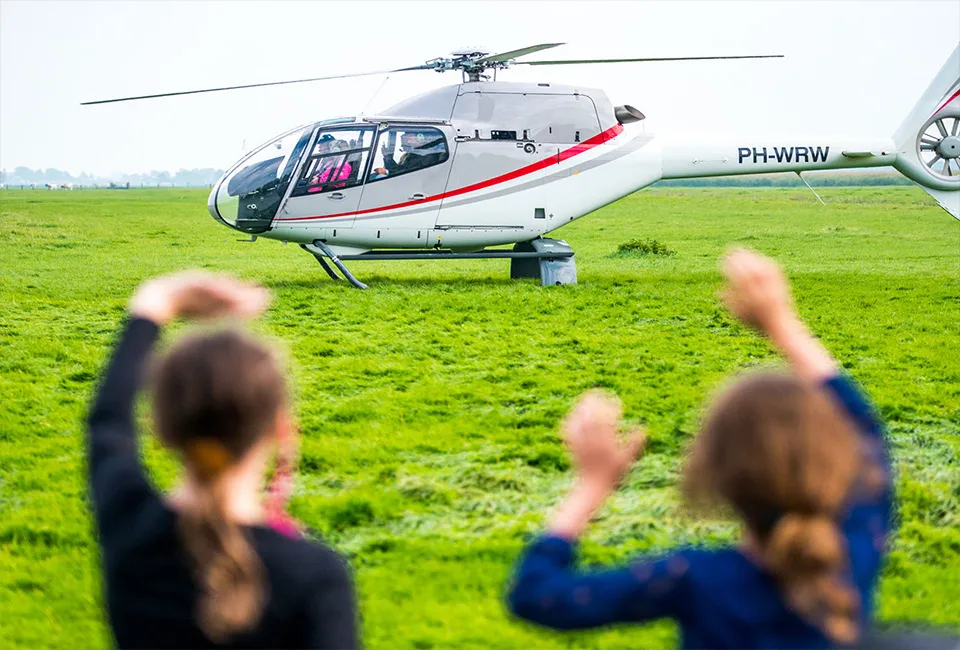 Helikoptervlucht, slipcursus of sportwagen