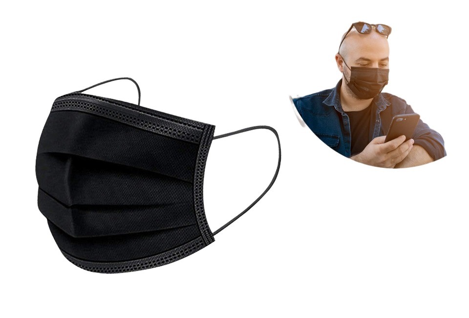 Mégapack de masques buccaux triple couche