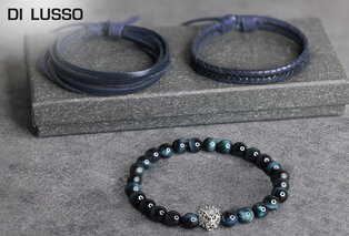 Bracelet élégant signé Di Lusso pour homme — 4