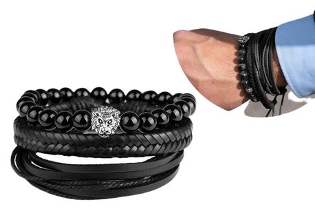 Bracelet élégant signé Di Lusso pour homme