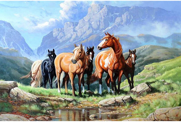 Kit per diamond painting