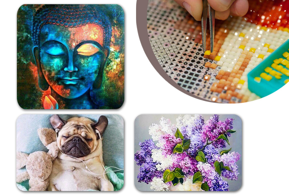 Kit per diamond painting