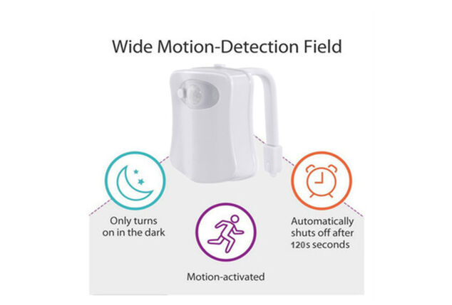 LED light to illuminate your toilet
